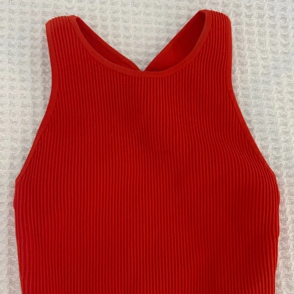 Aritzia Vibrant Red Sleeveless Tank - Picture 2 of 5